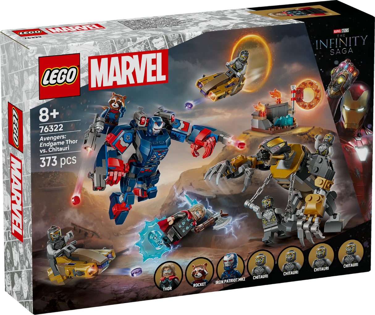 LEGO Super Heroes Marvel Avengers: Endgame Thor vs. Chitauri 76322 Age: 8+