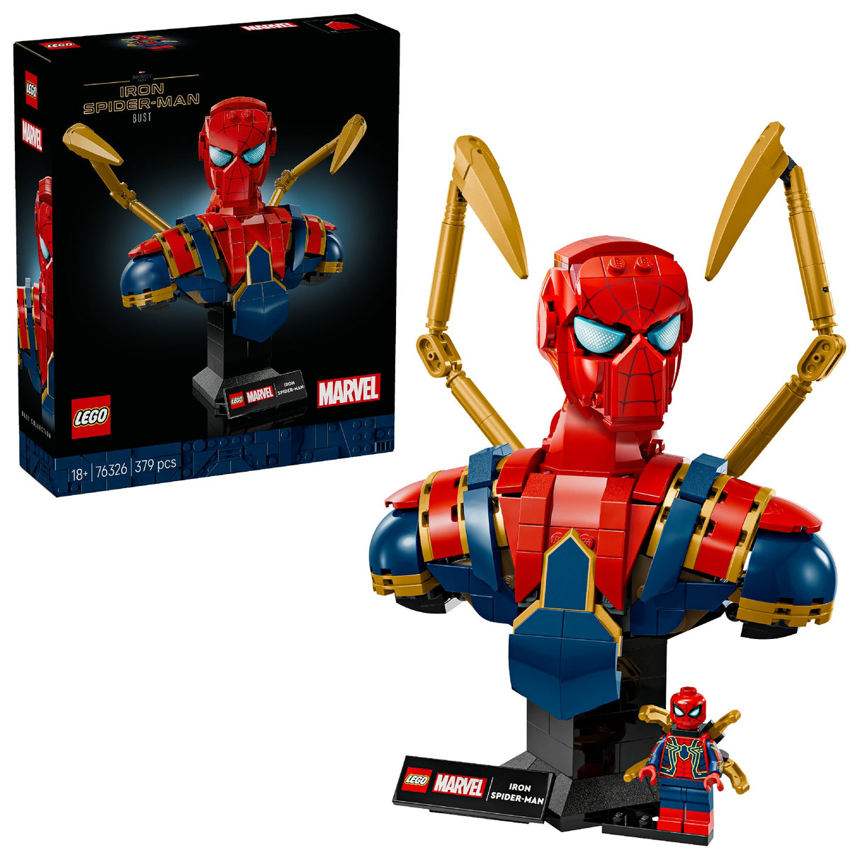 LEGO Super Heroes Marvel Iron Spider-Man Bust 76326 Age: 18+