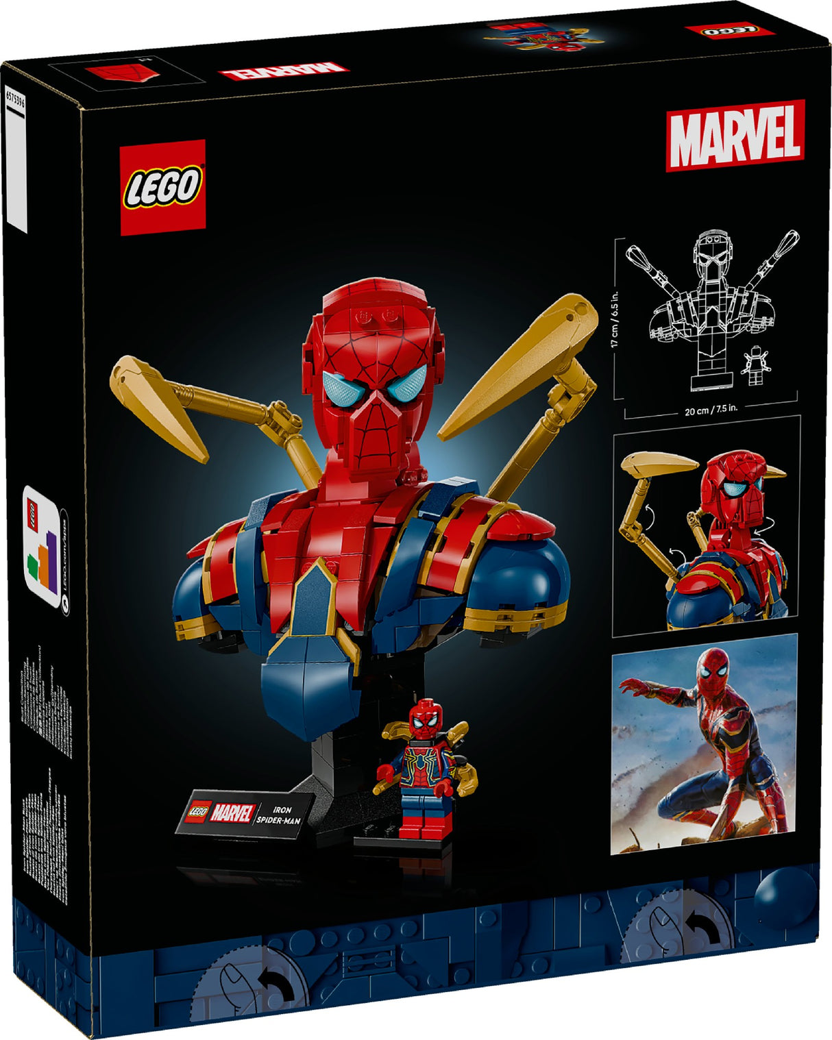 LEGO Super Heroes Marvel Iron Spider-Man Bust 76326 Age: 18+