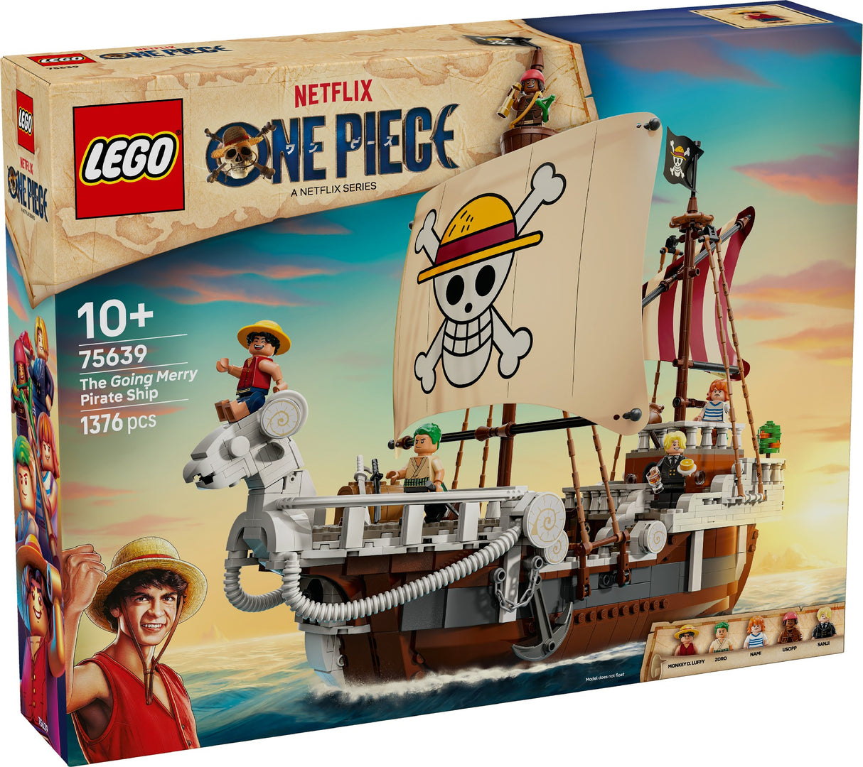 LEGO ONE PIECE The Going Merry Pirate Ship 75639 Age: 10+