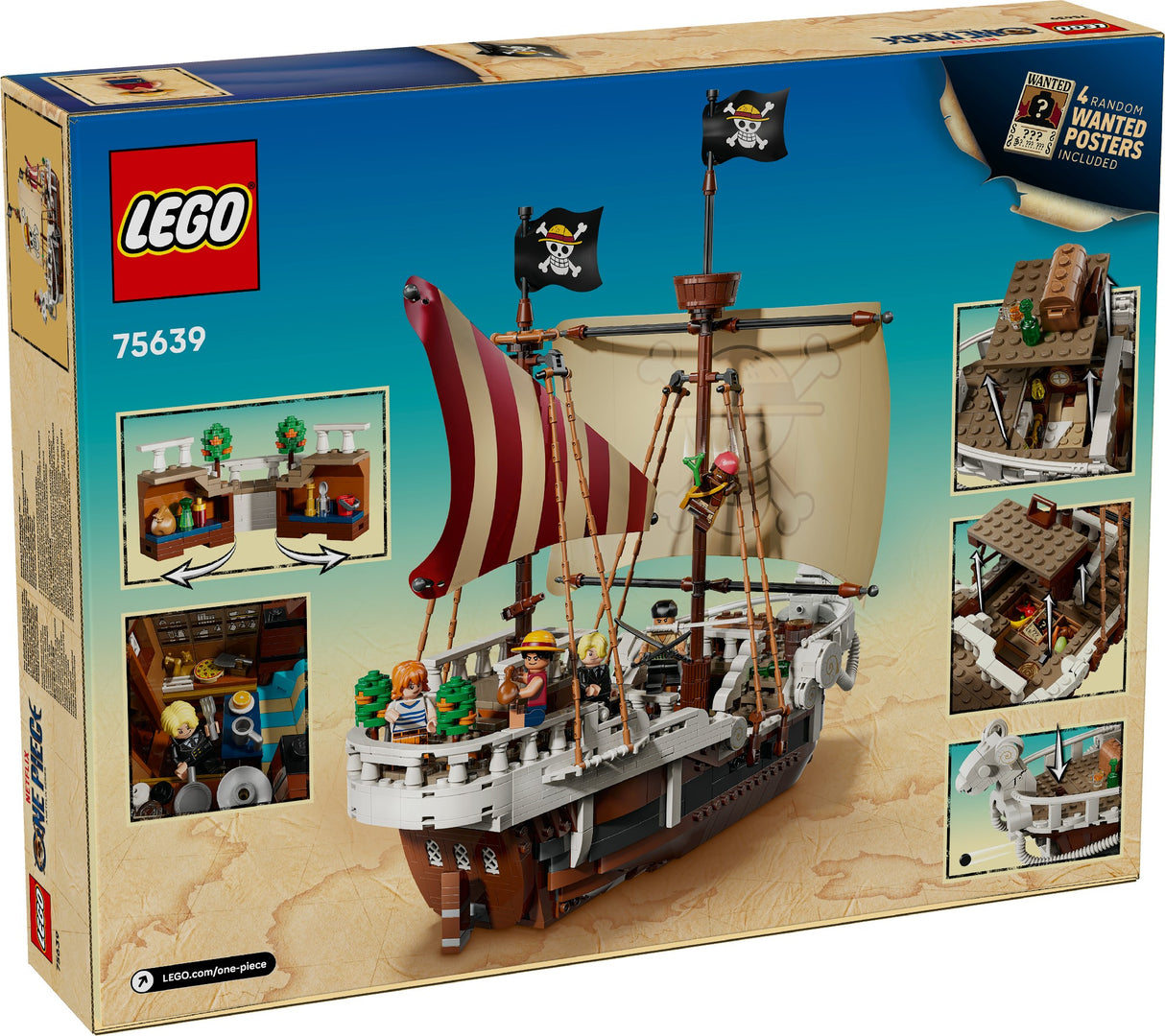 LEGO ONE PIECE The Going Merry Pirate Ship 75639 Age: 10+