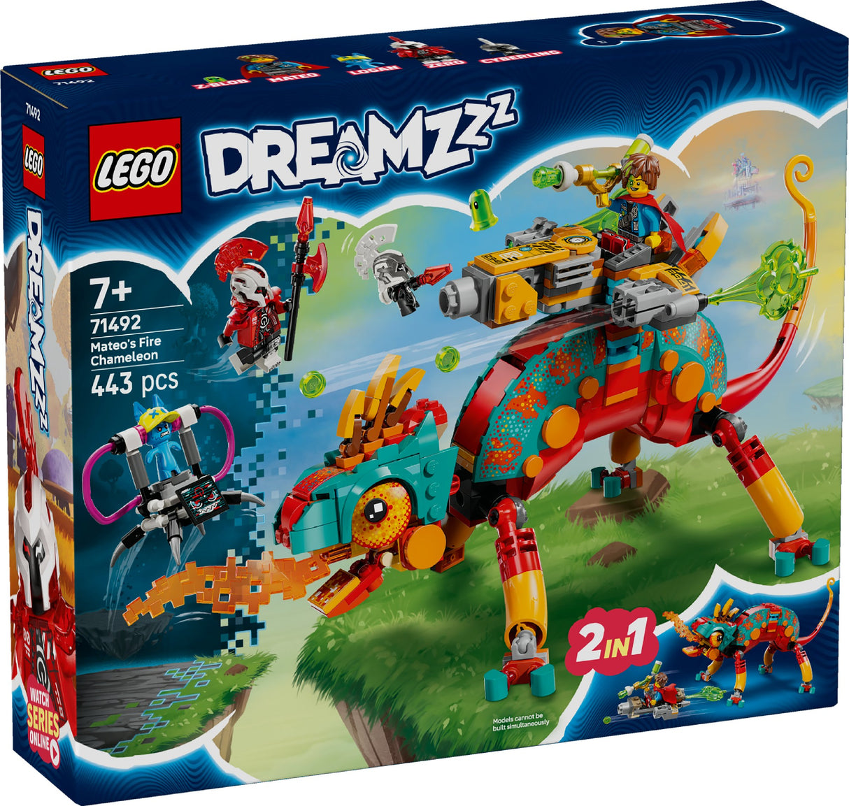 LEGO DREAMZzz Mateo's Fire Chameleon 71492 Age: 7+