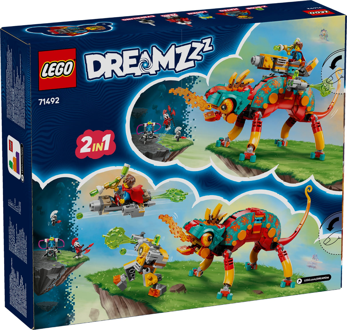 LEGO DREAMZzz Mateo's Fire Chameleon 71492 Age: 7+