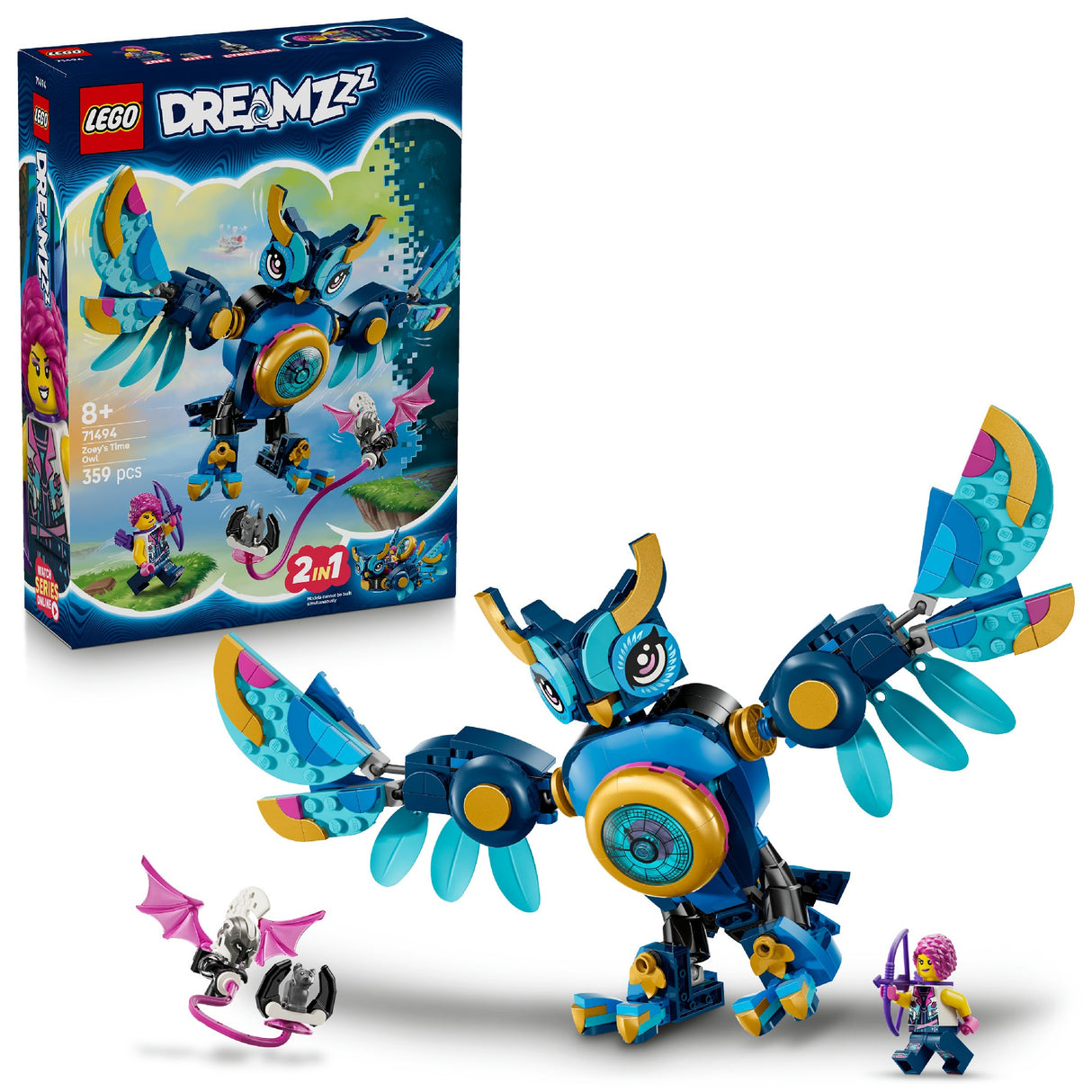 LEGO DREAMZzz Zoey's Time Owl 71494 Age: 8+