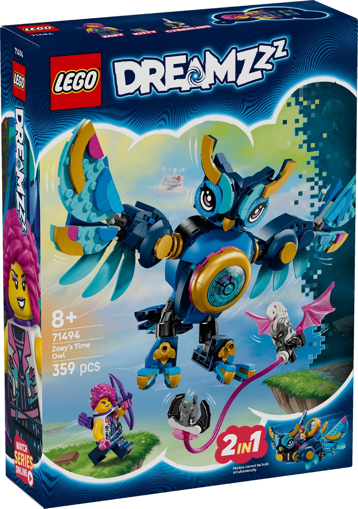 LEGO DREAMZzz Zoey's Time Owl 71494 Age: 8+