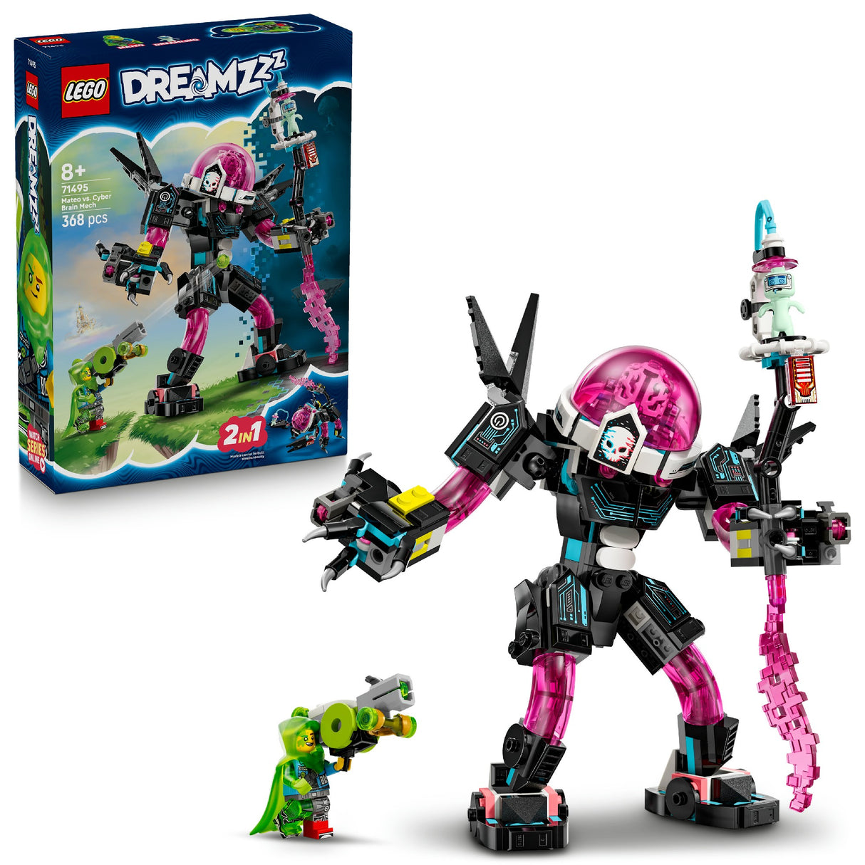 LEGO DREAMZzz Mateo vs. Cyber Brain Mech 71495 Age: 8+