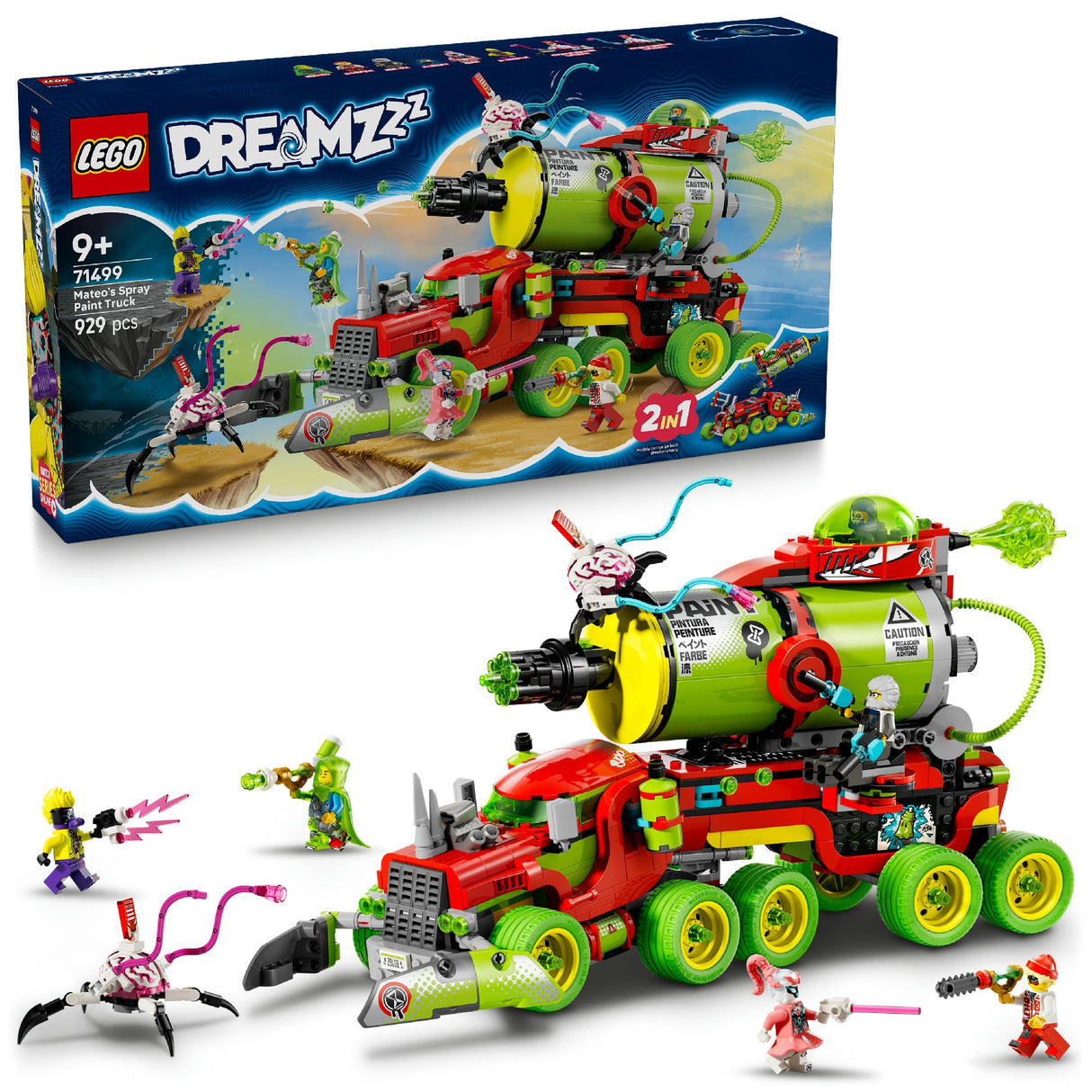 LEGO DREAMZzz Mateo's Spray Paint Truck 71499 Age: 9+
