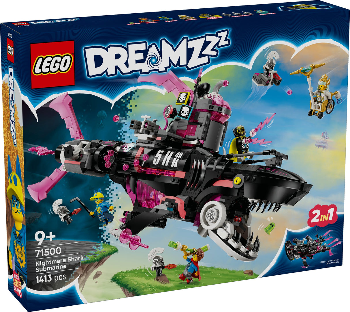 LEGO DREAMZzz Nightmare Shark Submarine 71500 Age: 9+