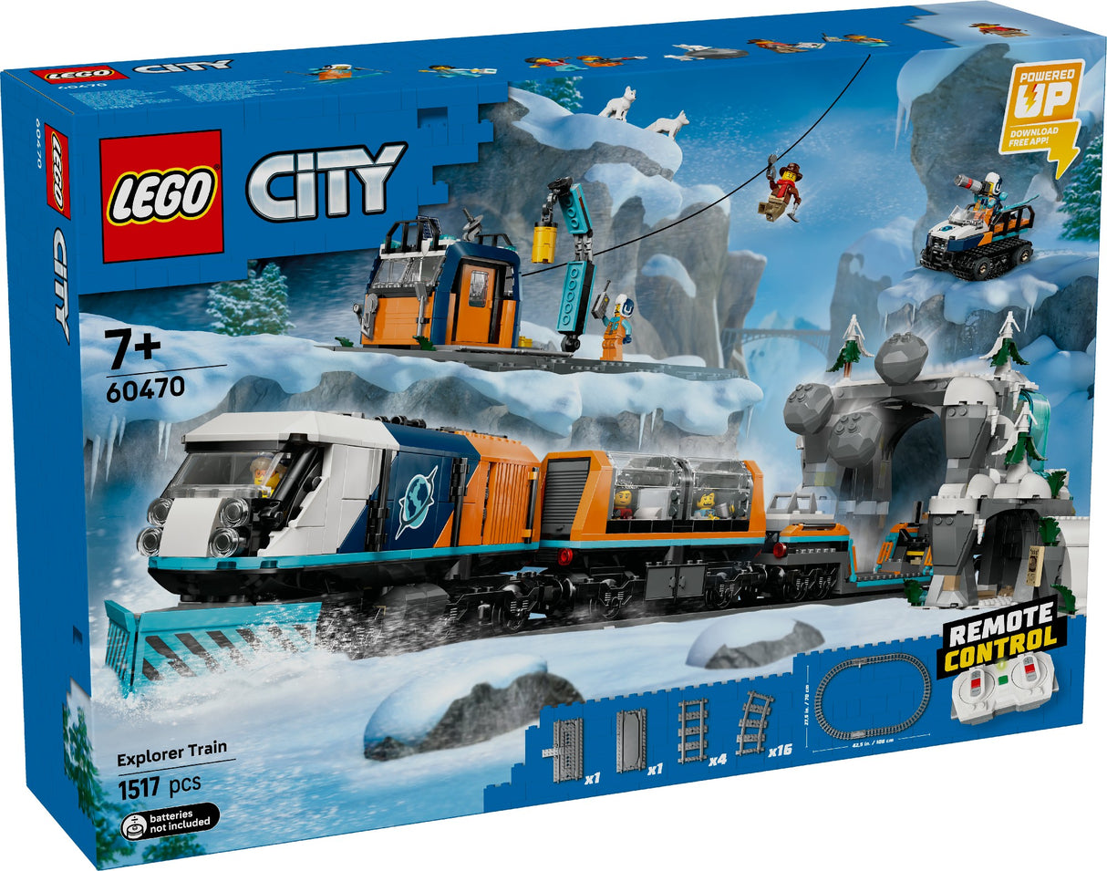 LEGO CITY Explorers' Arctic Polar Express Train 60470 Age: 7+