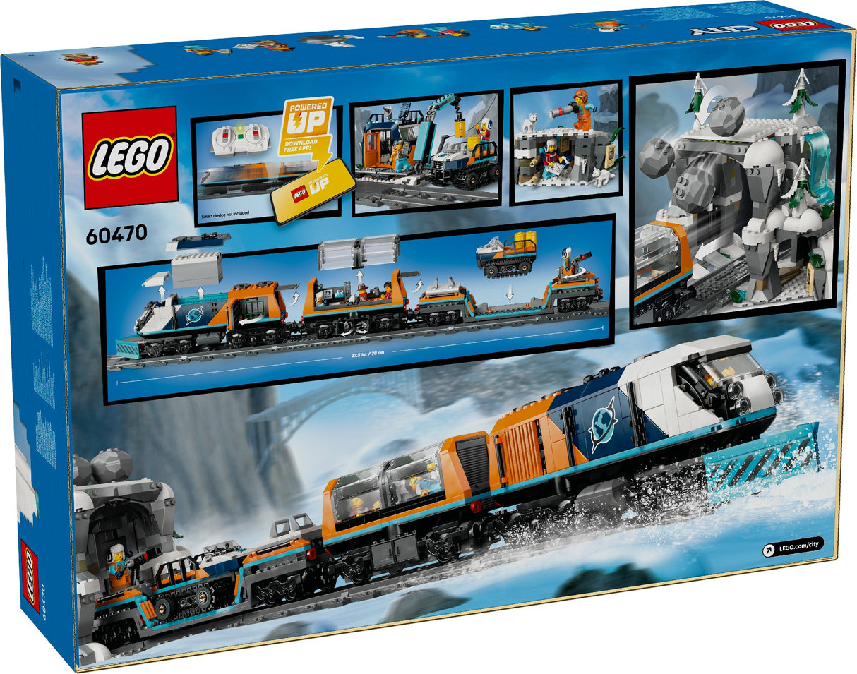 LEGO CITY Explorers' Arctic Polar Express Train 60470 Age: 7+