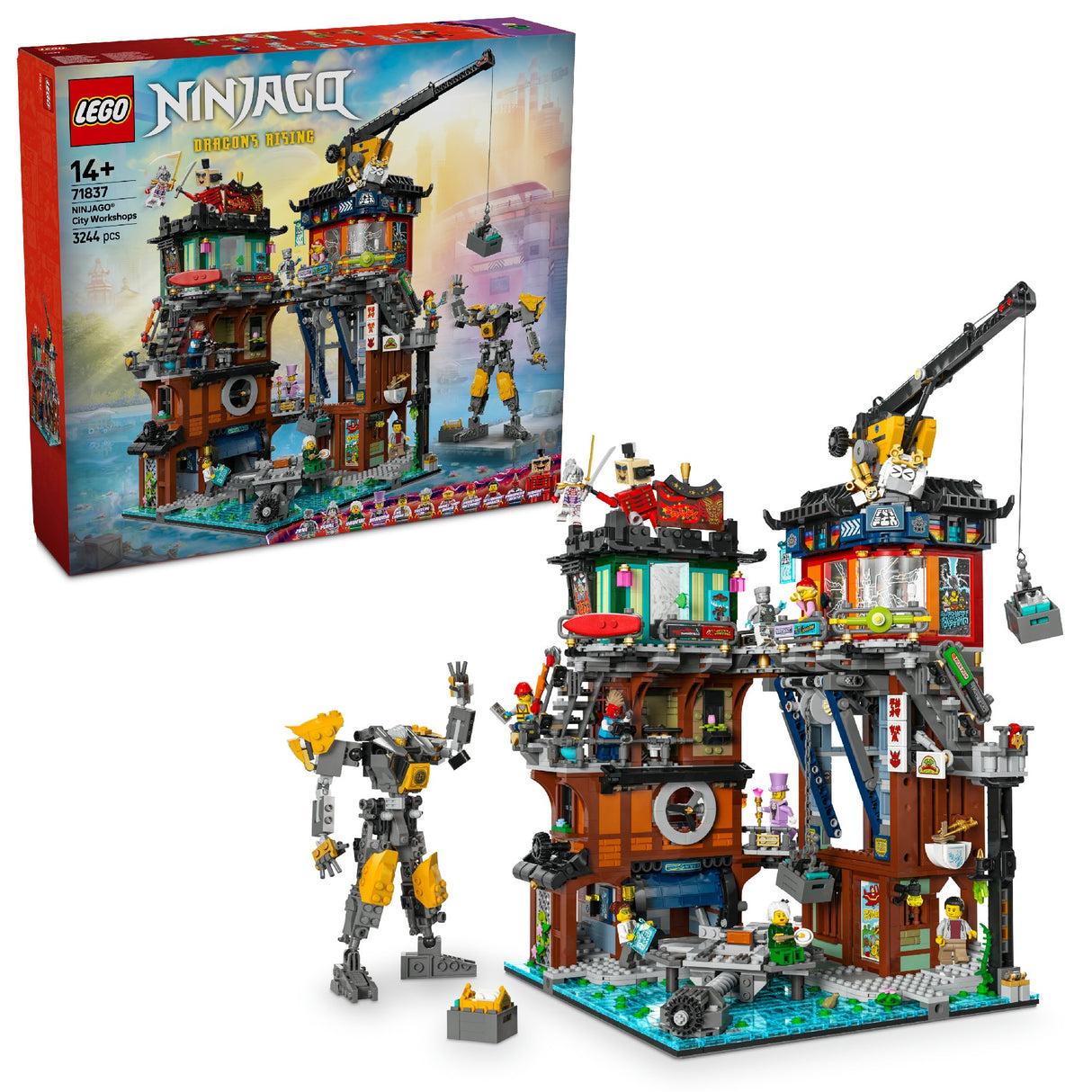 LEGO® NINJAGO® City Workshops Ninja Playset Building Kit 71837 Age: 14+
