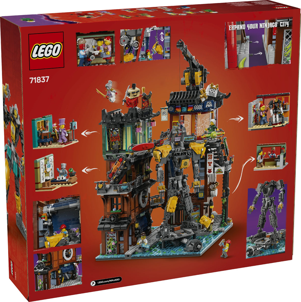 LEGO® NINJAGO® City Workshops Ninja Playset Building Kit 71837 Age: 14+