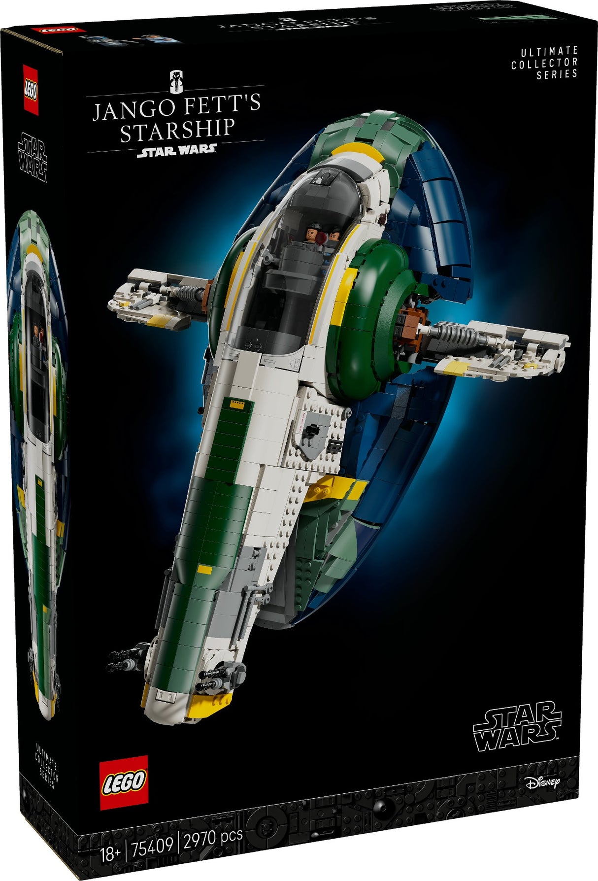 Lego Star Wars Jango Fett's Firespray-Class Starship 75409 Age: 18+