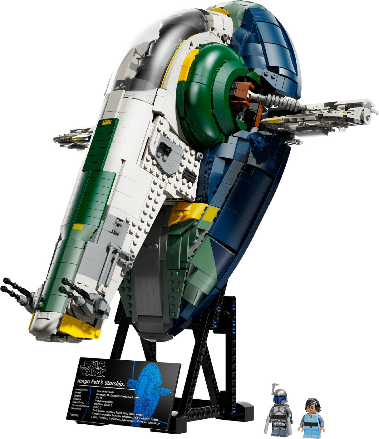 Lego Star Wars Jango Fett's Firespray-Class Starship 75409 Age: 18+