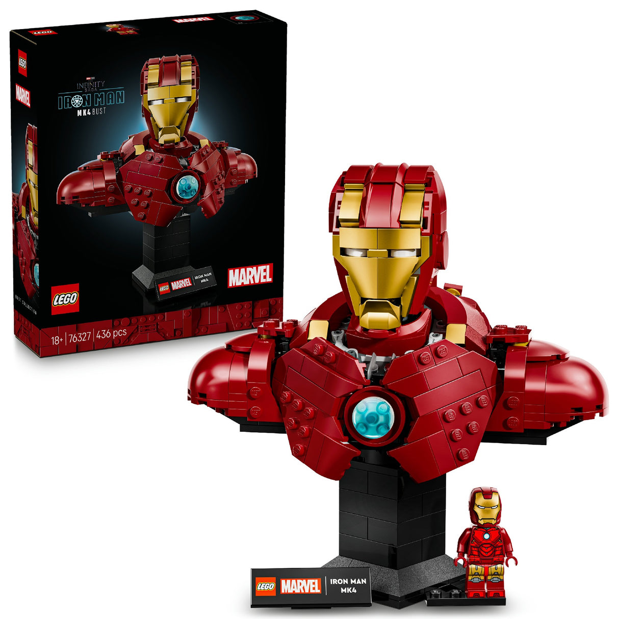 LEGO Super Heroes Marvel Iron Man MK4 Bust 76327 Age: 18+