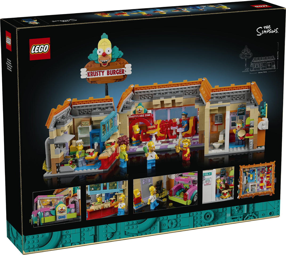 LEGO ICONS THE SIMPSONS KRUSTY BURGER 10352 AGE: 18+