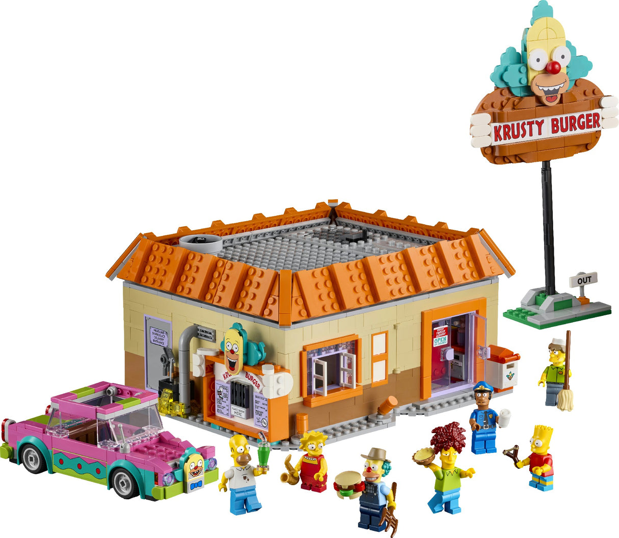 LEGO ICONS THE SIMPSONS KRUSTY BURGER 10352 AGE: 18+