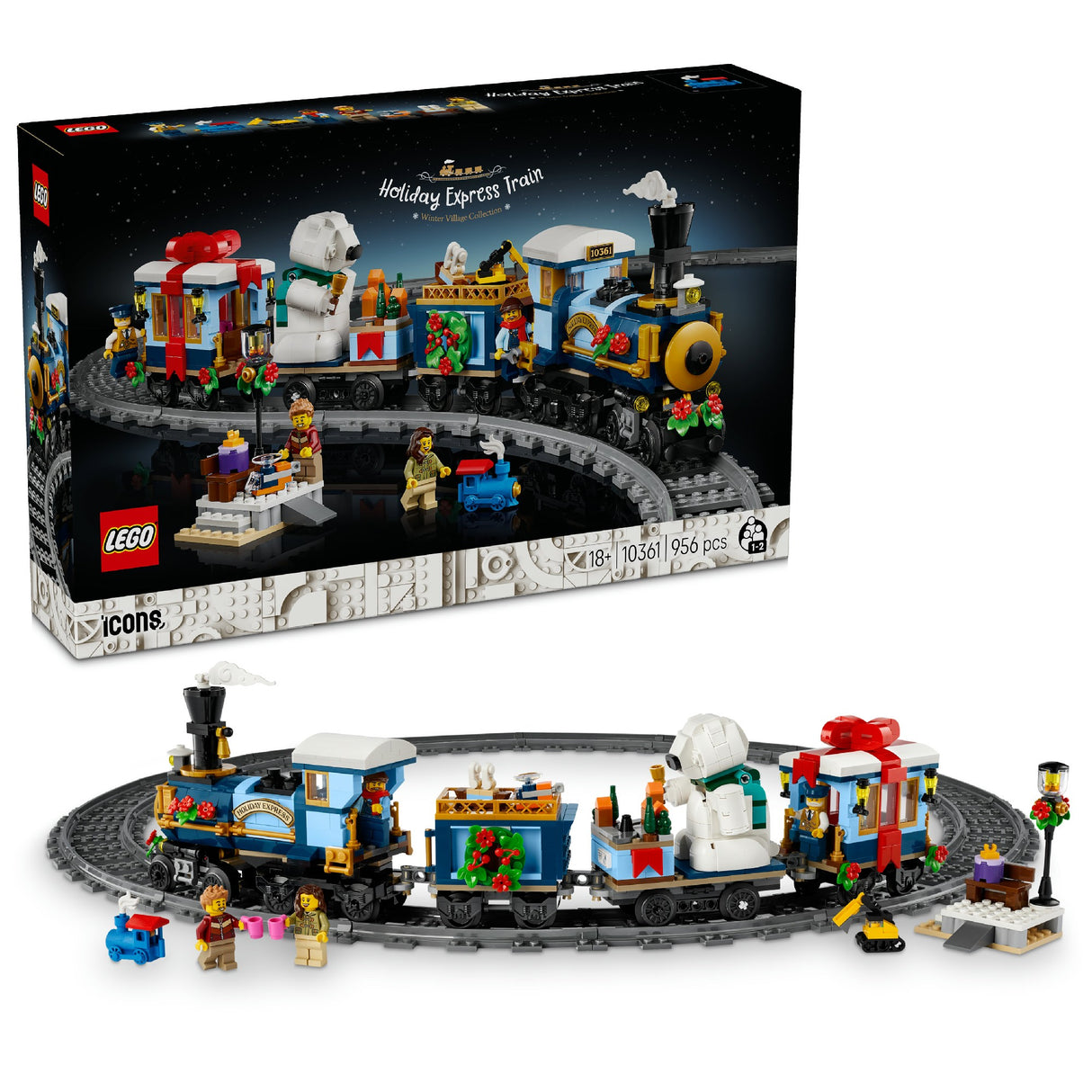 LEGO ICONS HOLIDAY EXPRESS TRAIN 10361 AGES: 18+