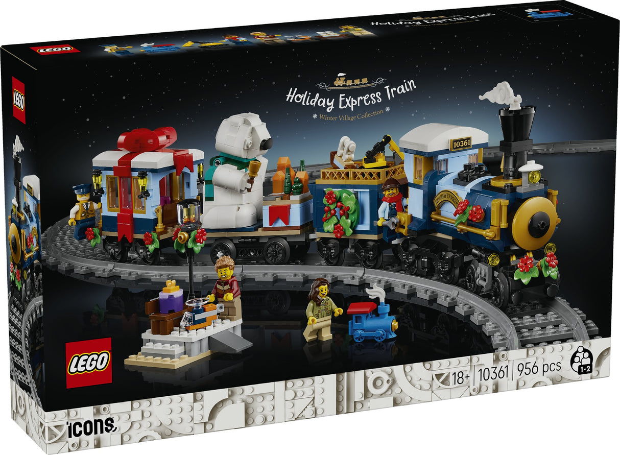 LEGO ICONS HOLIDAY EXPRESS TRAIN 10361 AGES: 18+