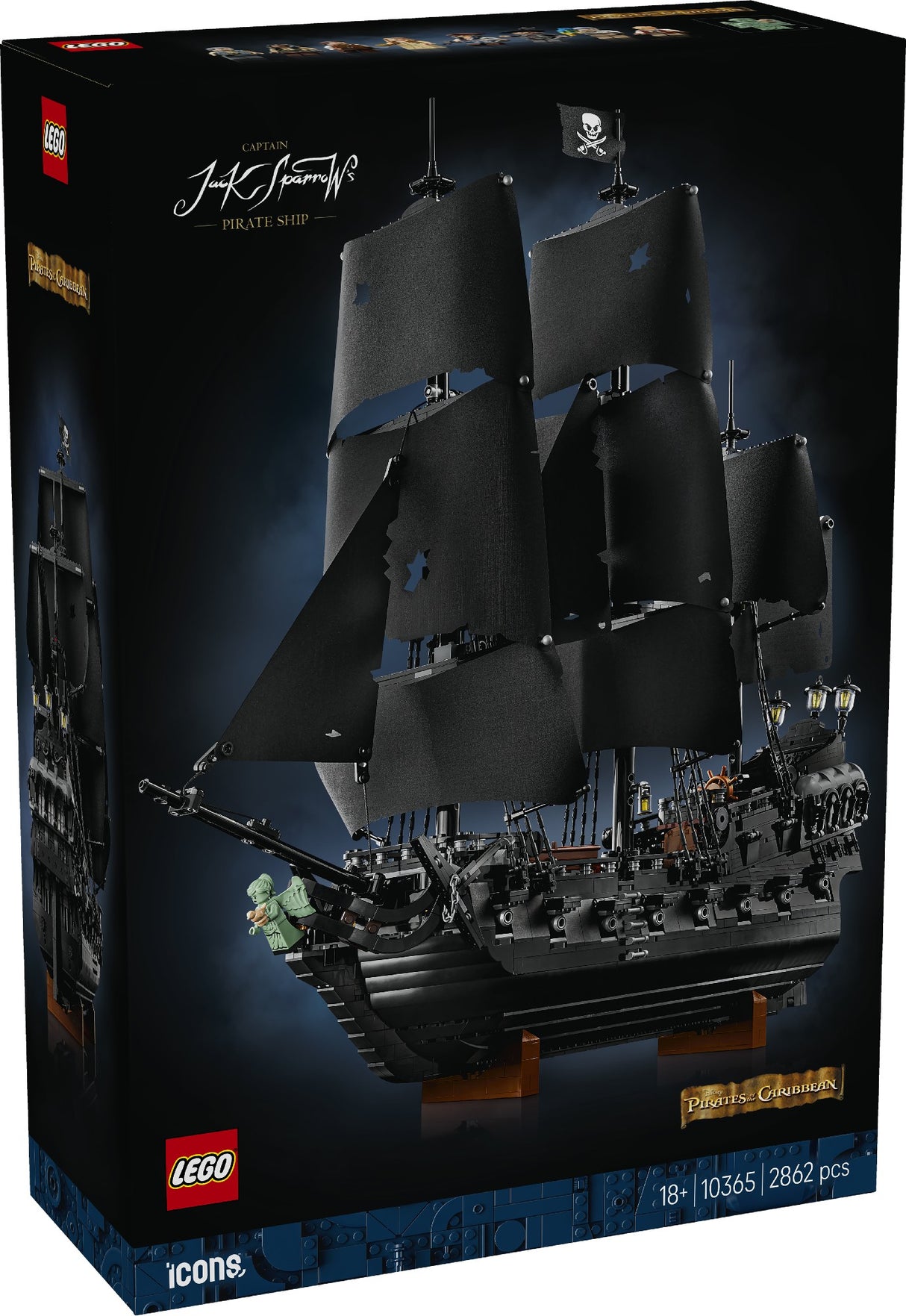 LEGO® Icons Captain Jack Sparrow’s Pirate Ship Age: 18+