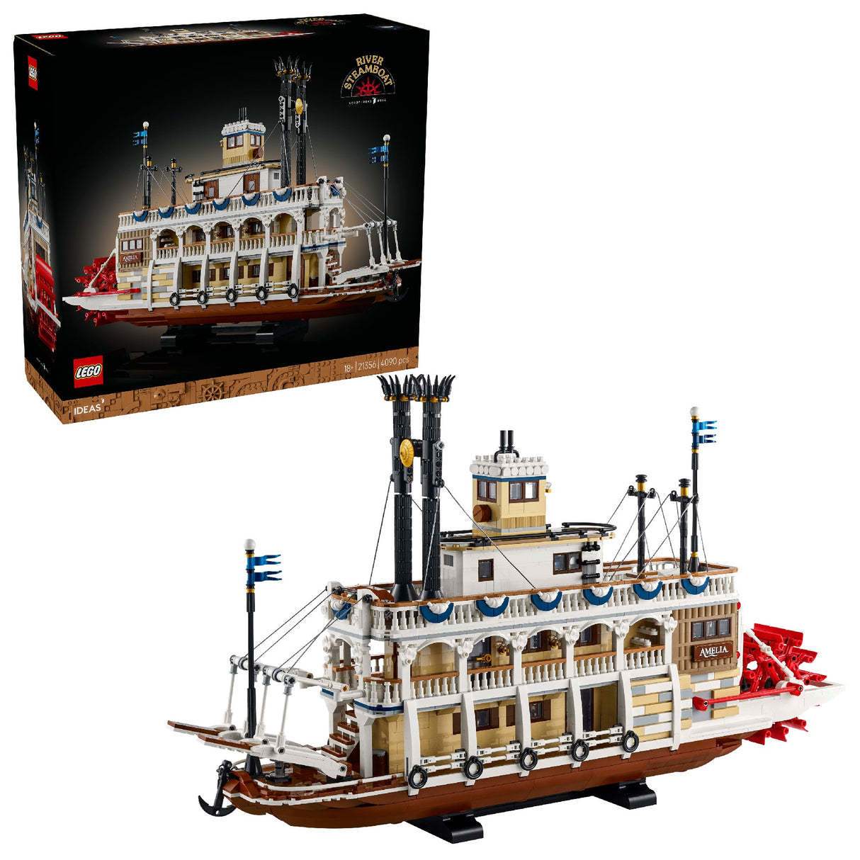 LEGO Ideas River Steamboat 21356 Age: 8+