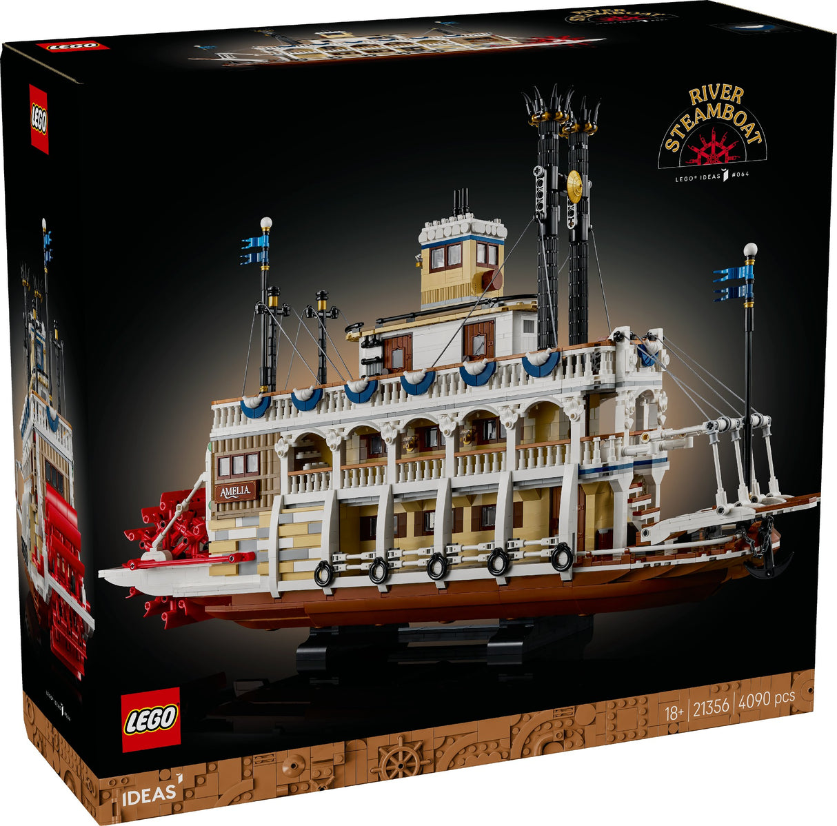 LEGO Ideas River Steamboat 21356 Age: 8+