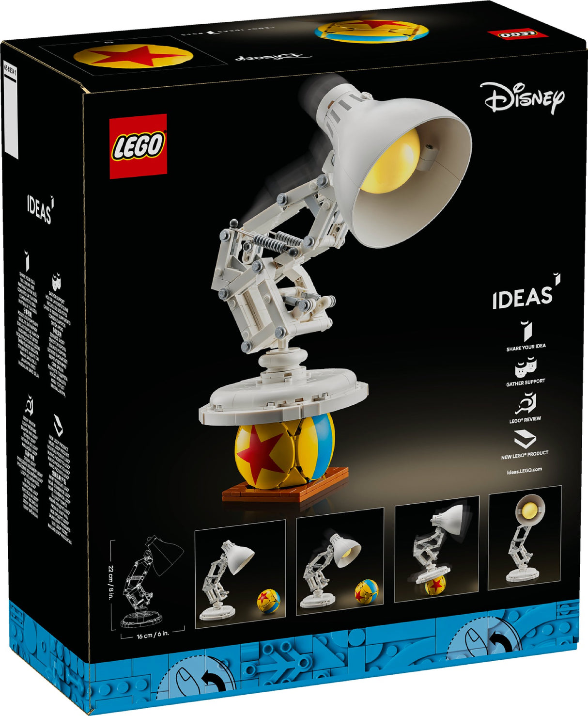 LEGO Ideas Disney Pixar Luxo Jr. 21357 Age: 18+