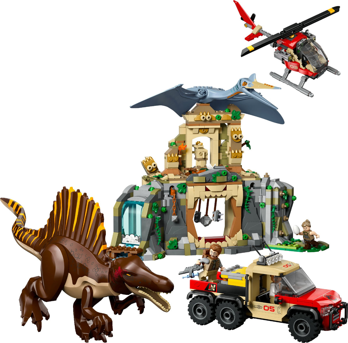 LEGO Jurassic World Spinosaurus & Quetzalcoatlus Air Mission 76976 Age: 8+