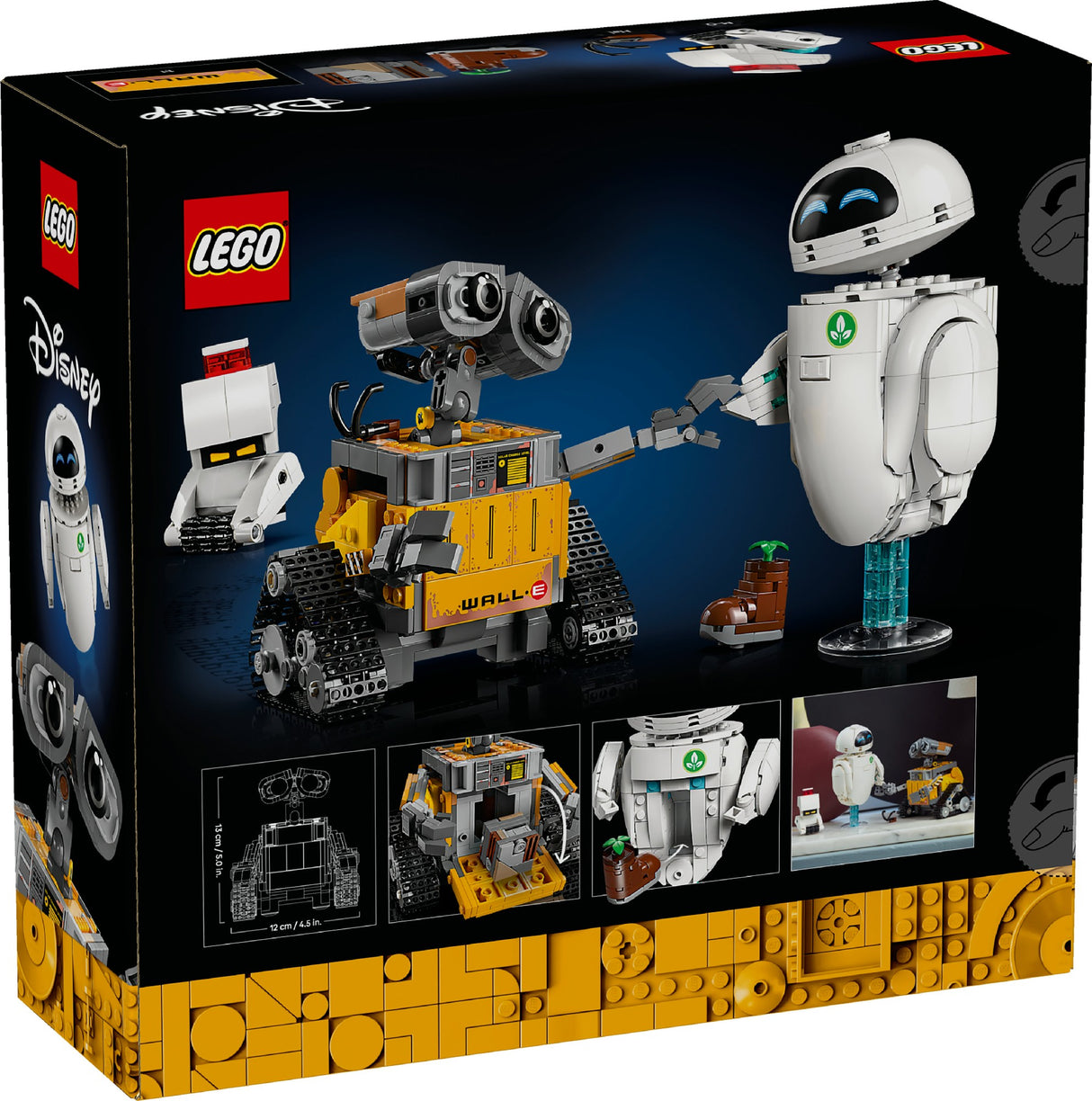 LEGO Disney Pixar WALL-E and EVE 43279 Age: 18+