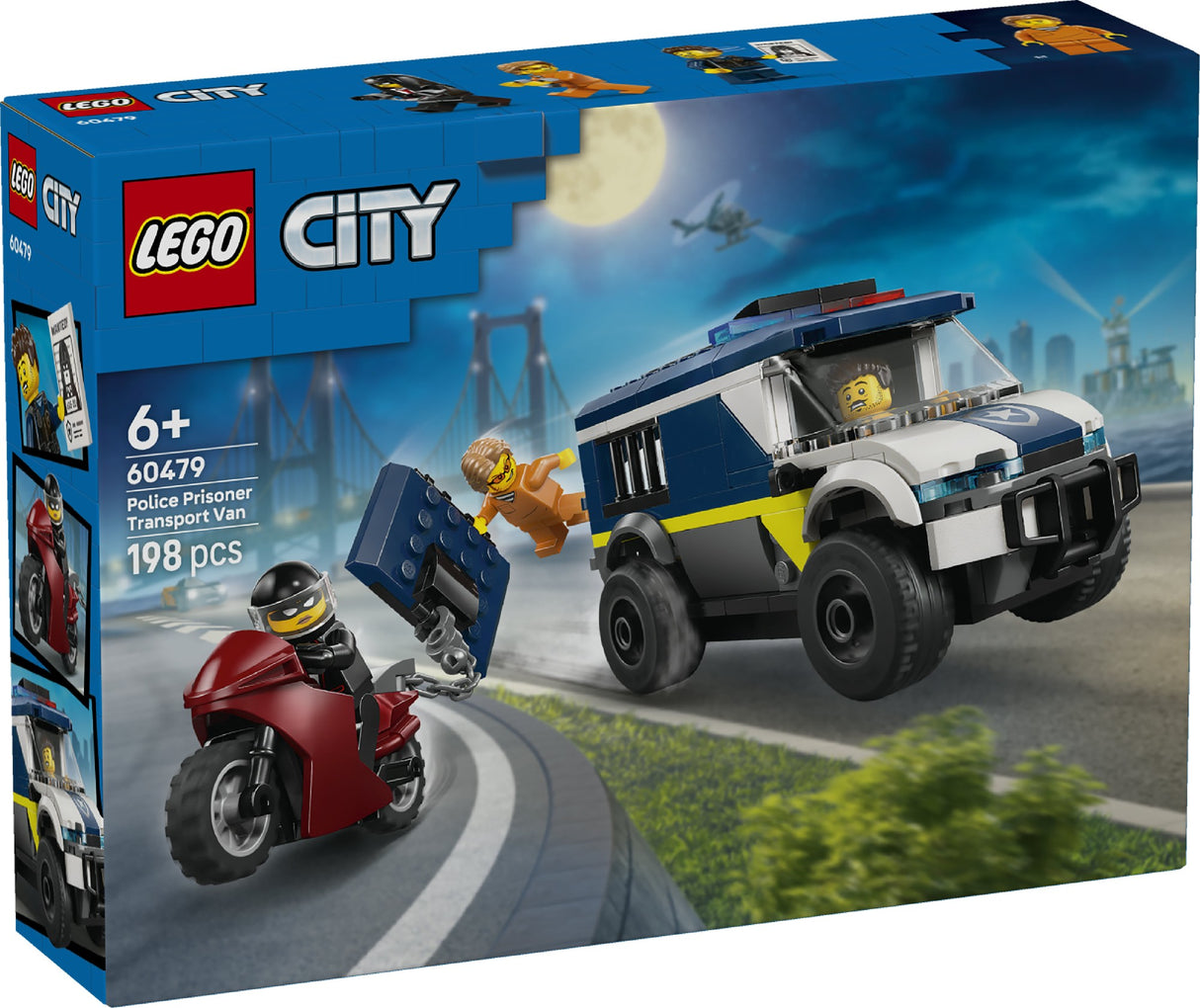 LEGO CITY POLICE PRISONER TRANSPORT VAN 60479 AGE: 6+
