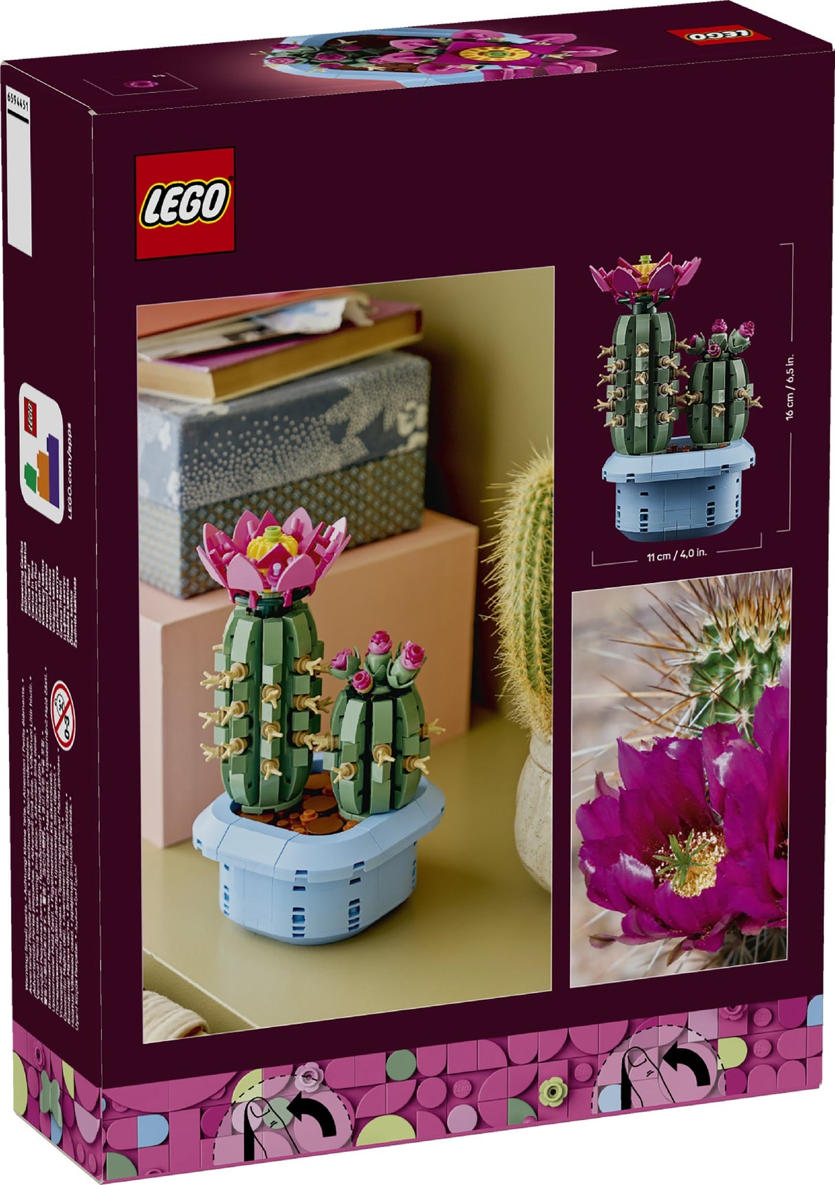 Lego Botanicals Flowering Cactus 11509 Age: 9+