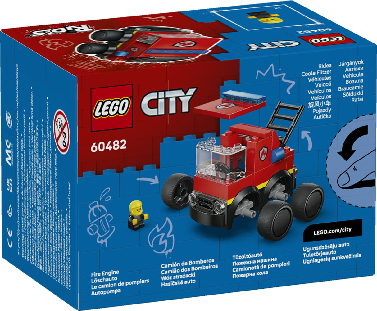 LEGO CITY RIDES – FIRE TRUCK 60482 AGE: 5+