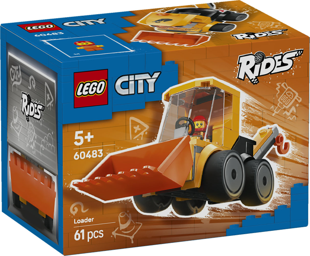 LEGO CITY RIDES – CONSTRUCTION LOADER 60483 AGE: 5+