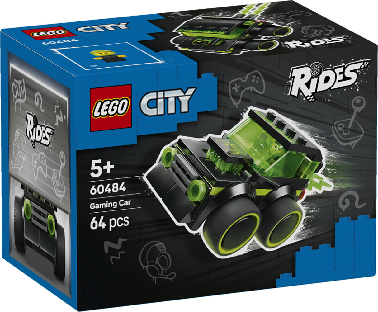 LEGO CITY RIDES – GAMING RACE CAR 60484 AGE: 5+