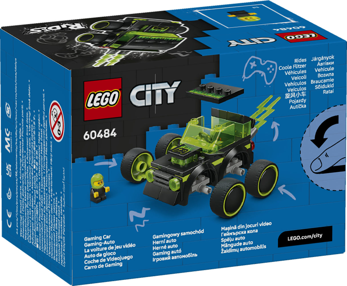 LEGO CITY RIDES – GAMING RACE CAR 60484 AGE: 5+