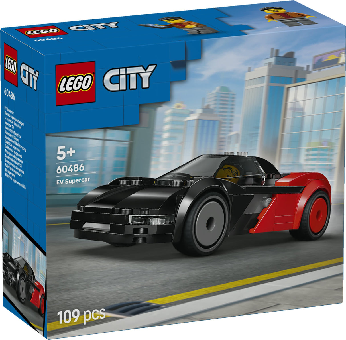LEGO CITY EV SUPERCAR 60486 AGE: 5+