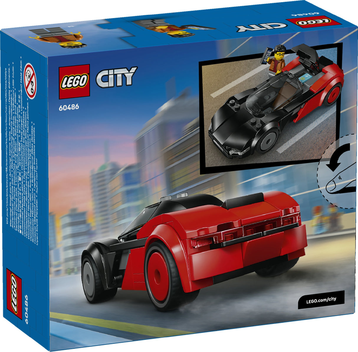 LEGO CITY EV SUPERCAR 60486 AGE: 5+