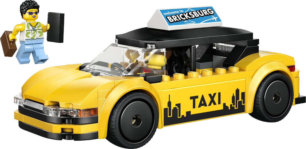 LEGO CITY YELLOW TAXI 60487 AGE: 5+