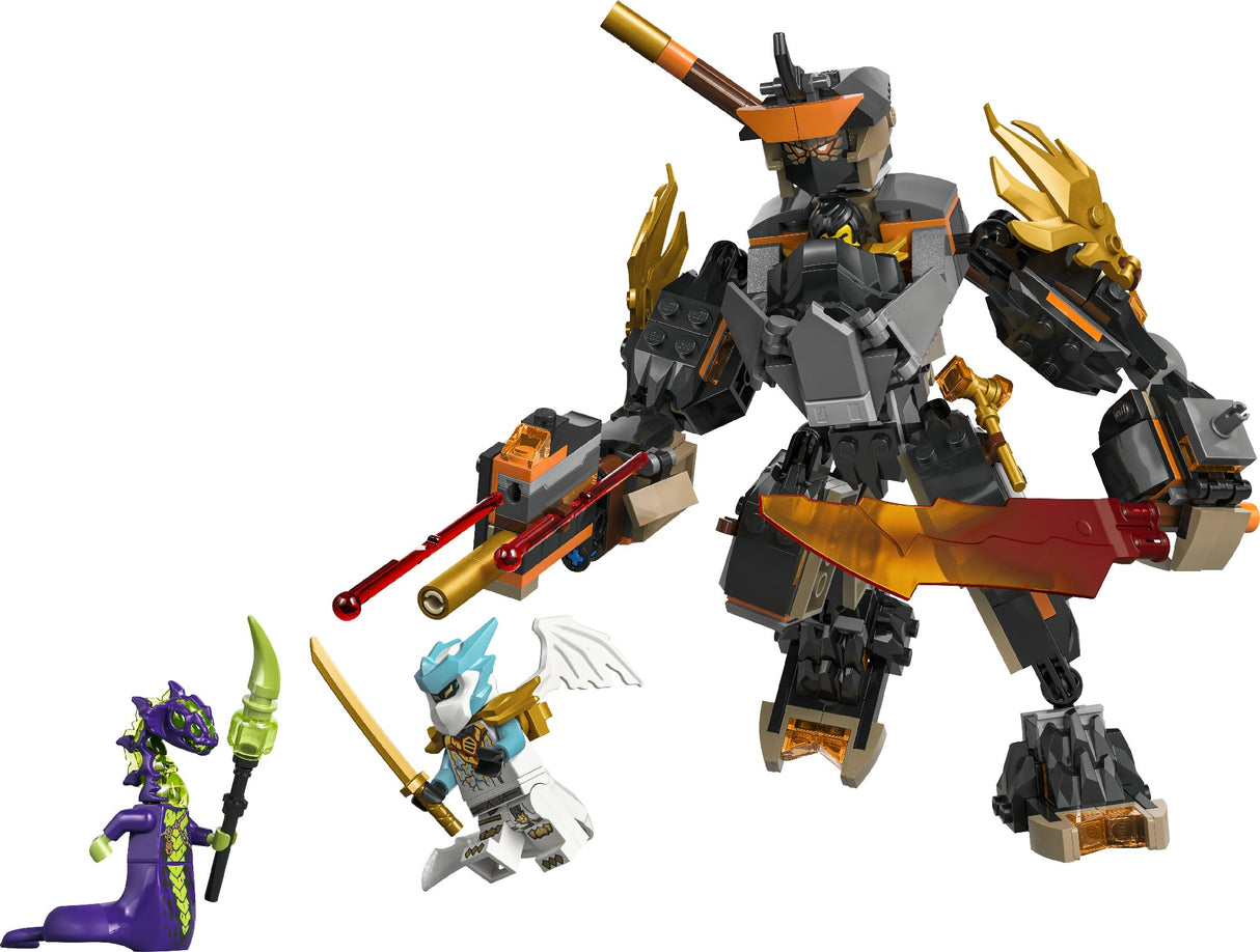 LEGO NINJAGO COLE'S MISSION MECH & DRAGON ZANE 71854 AGE: 7+