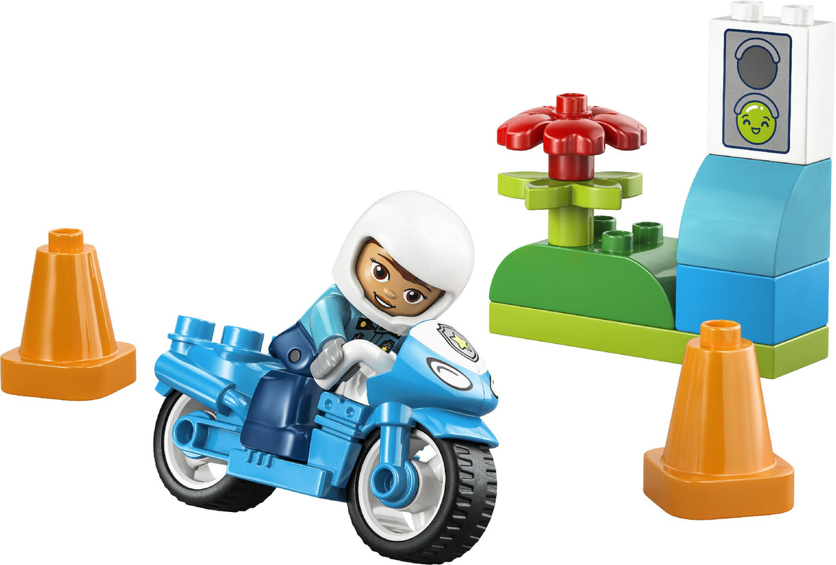 LEGO DUPLO BLUE POLICE MOTORCYCLE 10471 AGE: 2+