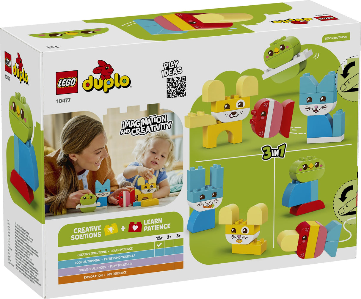 LEGO DUPLO 3 IN 1 CREATIVE CUTE PETS 10477 AGE: 1½+