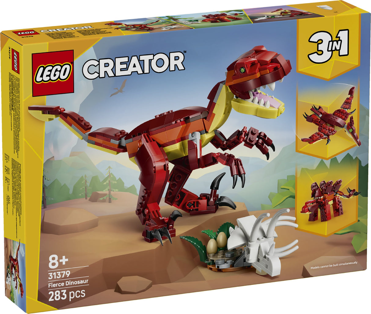 LEGO LEGO CREATOR FIERCE DINOSAUR 31379 AGE: 8+