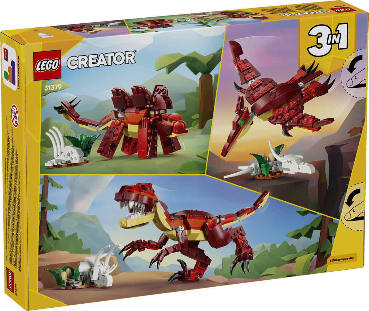 LEGO CREATOR FIERCE DINOSAUR 31379 AGE: 8+