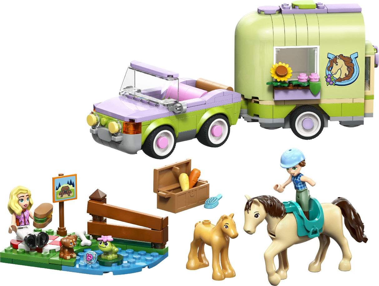LEGO LEGO FRIENDS HORSE & BABY FOAL TRAILER 42695 AGE: 7+