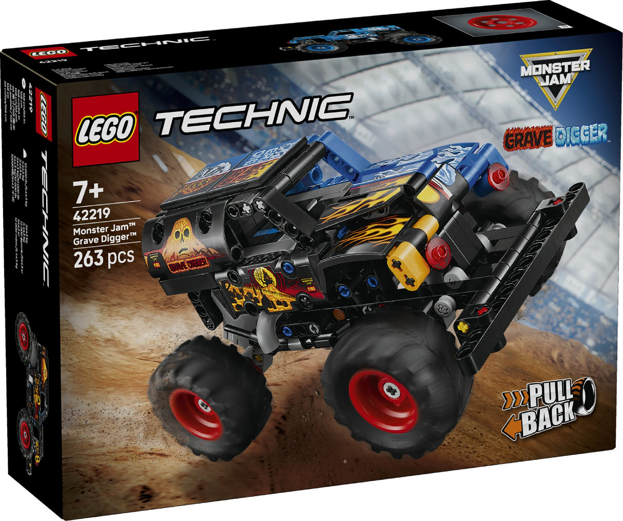 LEGO TECHNIC MONSTER JAM™ GRAVE DIGGER™ FIRE AND ICE 42219 AGE: 7+
