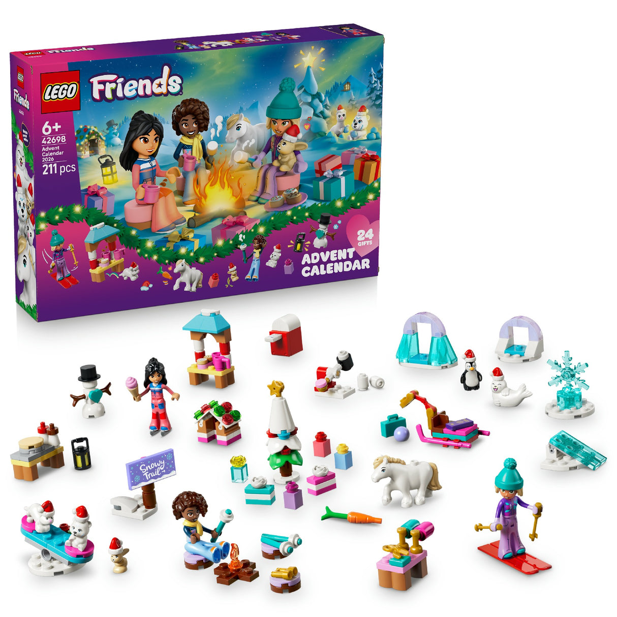 LEGO 42698 LEGO FRIENDS ADVENT CALENDAR 2026 AGE: 6+