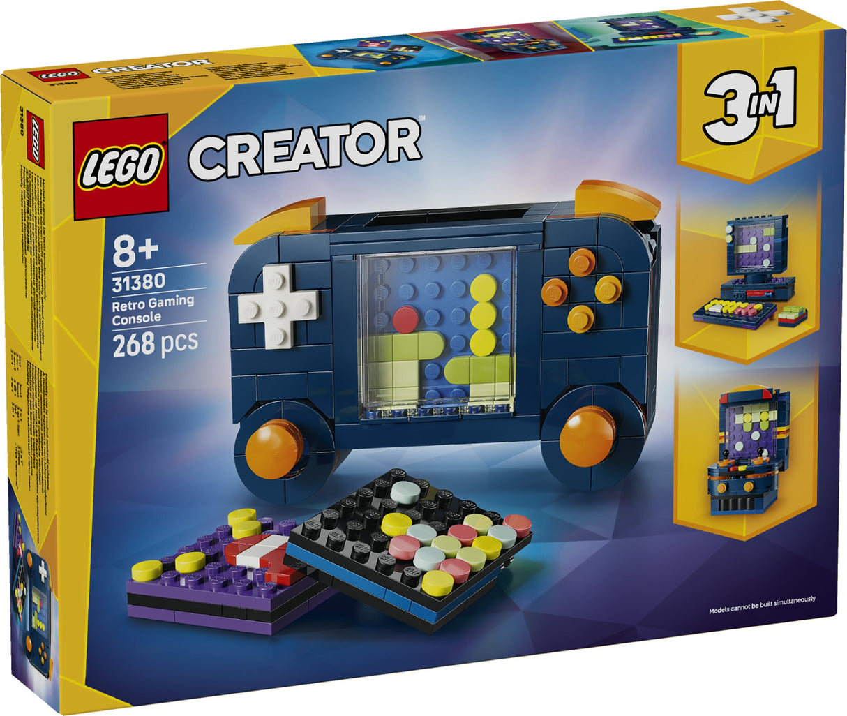 LEGO CREATOR RETRO GAMING CONSOLE 31380 AGE: 8+