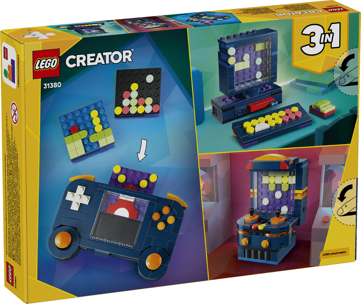 LEGO CREATOR RETRO GAMING CONSOLE 31380 AGE: 8+