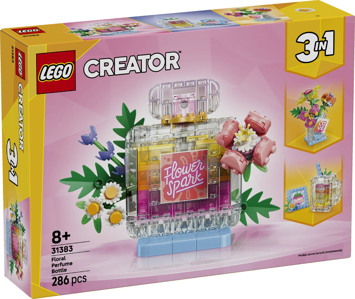 LEGO 31383 LEGO CREATOR FLORAL DECOR PERFUME BOTTLE AGE: 8+