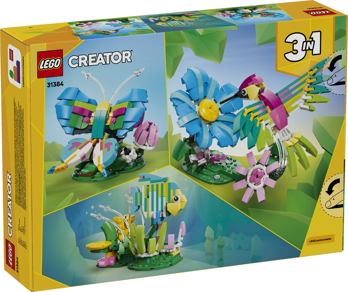 LEGO CREATOR WILD ANIMALS: COLORFUL HUMMINGBIRD 31384 AGE: 8+